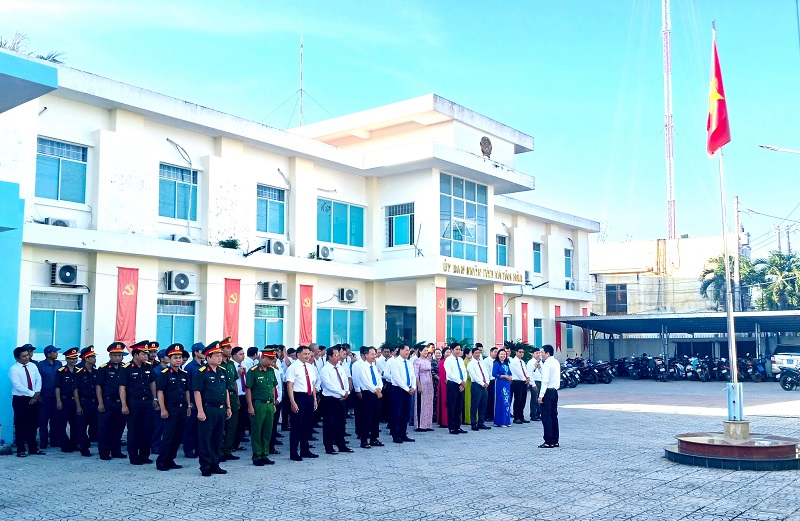 Tân Hòa: Tổ chức chào cờ đầu tuần đầu tháng 10/2026