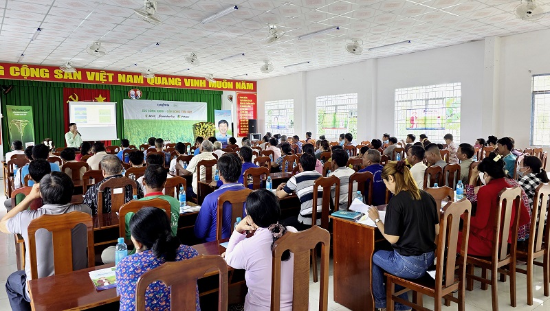 Tân Hòa: Tổ chức tọa đàm với chủ đề “Kỹ thuật quản lý dịch hại hiệu quả và tối ưu năng suất cây lúa Vụ Hè Thu”