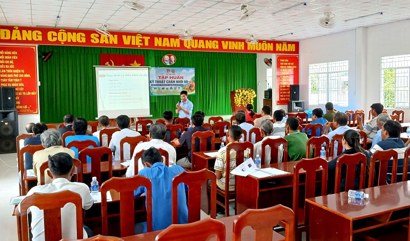 Tân Hòa: Tập huấn chuyển giao khoa học kỹ thuật chăn nuôi bò năm 2026