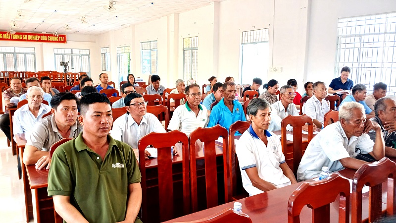 Tân Hòa: Tập huấn chuyển giao khoa học kỹ thuật trồng và chăm sóc cây lúa