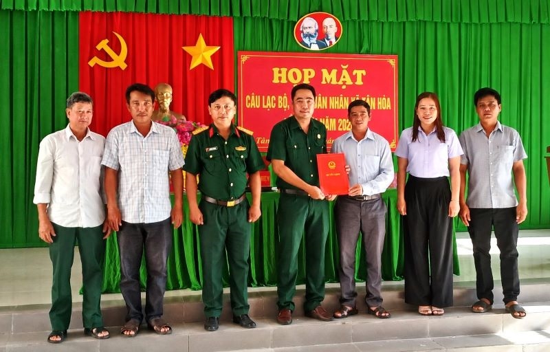 Tân Hòa: Họp mặt Câu lạc bộ Cựu quân nhân lần thứ I năm 2026
