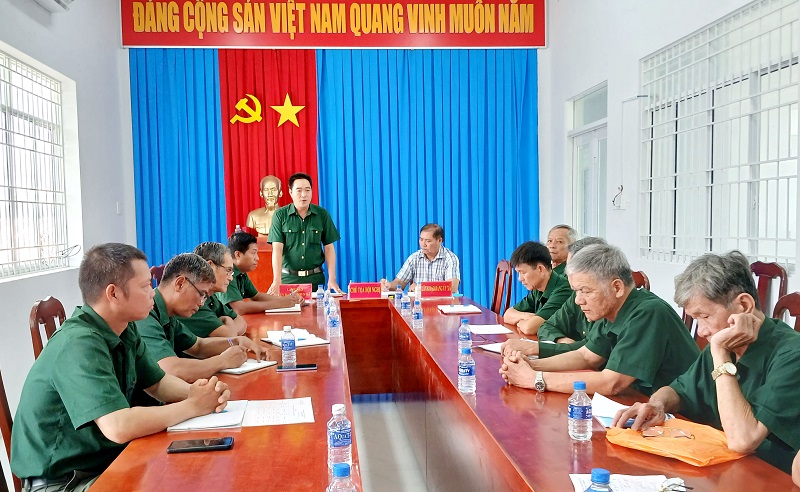 Tân Hòa: Sơ kết công tác Hội Cựu chiến binh 6 tháng đầu năm 2026
