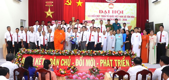 Mặt trận Tổ Quốc Việt Nam xã Tân Hòa tổ chức Đại hội Đại biểu lần thứ VII, nhiệm kỳ 2025 - 2030