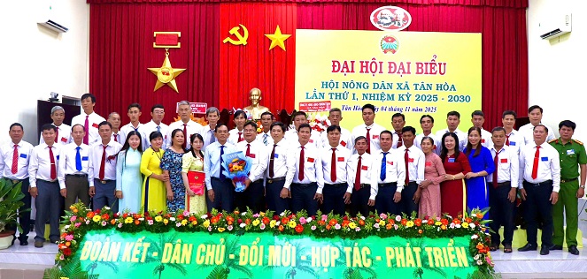 Tân Hòa: Đại hội Đại biểu hội nông dân xã Tân Hòa lần thứ I, nhiệm kỳ 2025 -2030